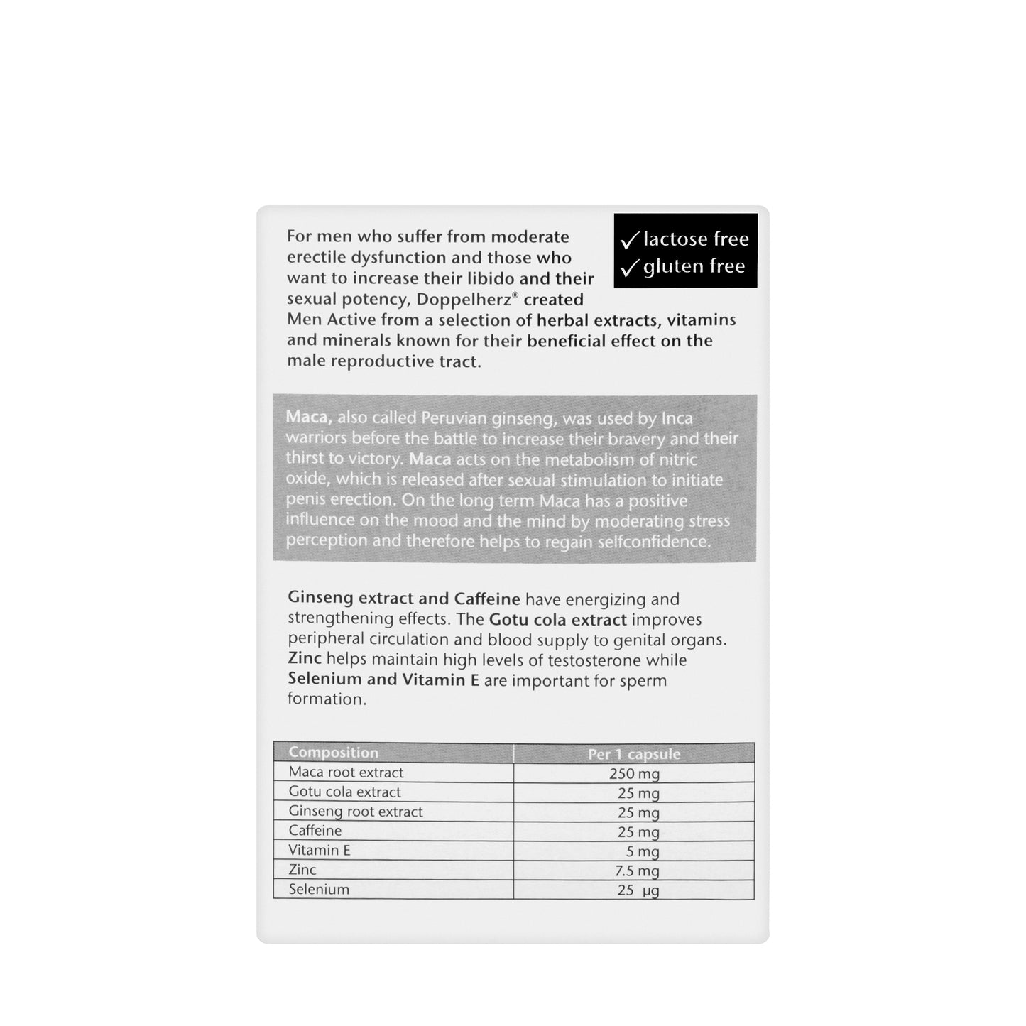 Doppelherz Aktiv Men Active 60 Capsule