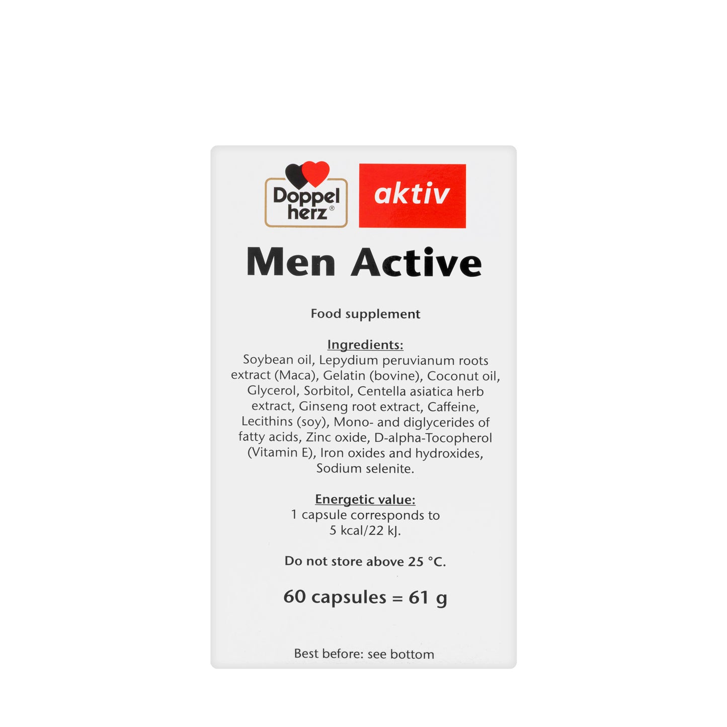 Doppelherz Aktiv Men Active 60 Capsule