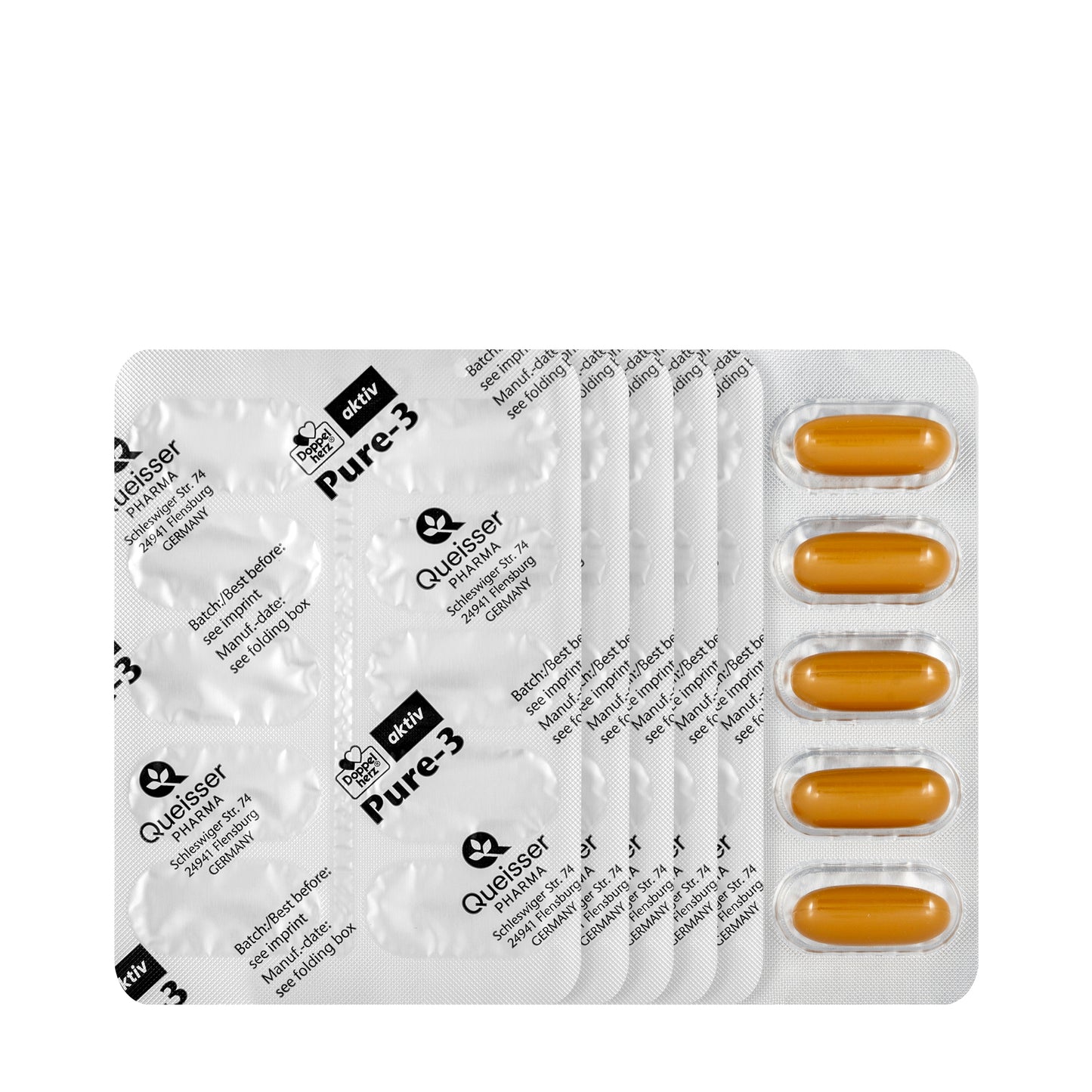 Doppelherz Aktiv Pure-3 Omega-3 60 Capsule