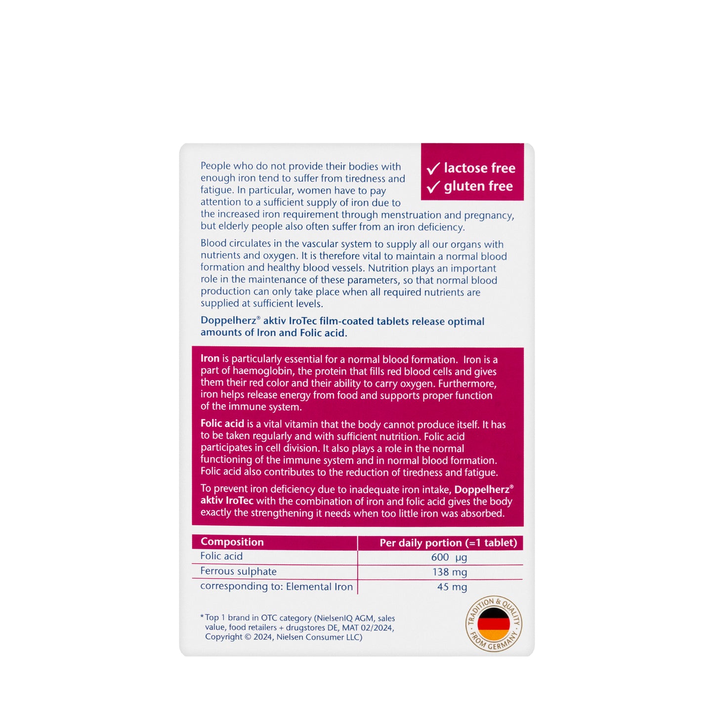 Doppelherz Aktiv Irotec 60 Tablet