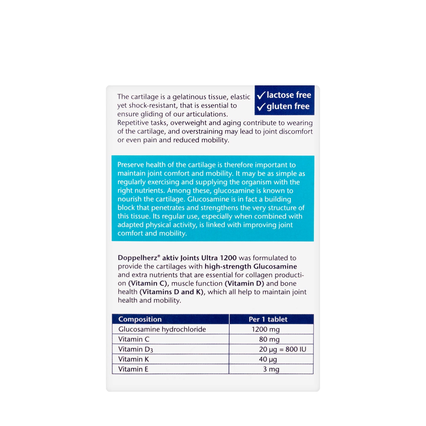 Doppelherz Aktiv Joints 1200 Ultra 60 Tablet
