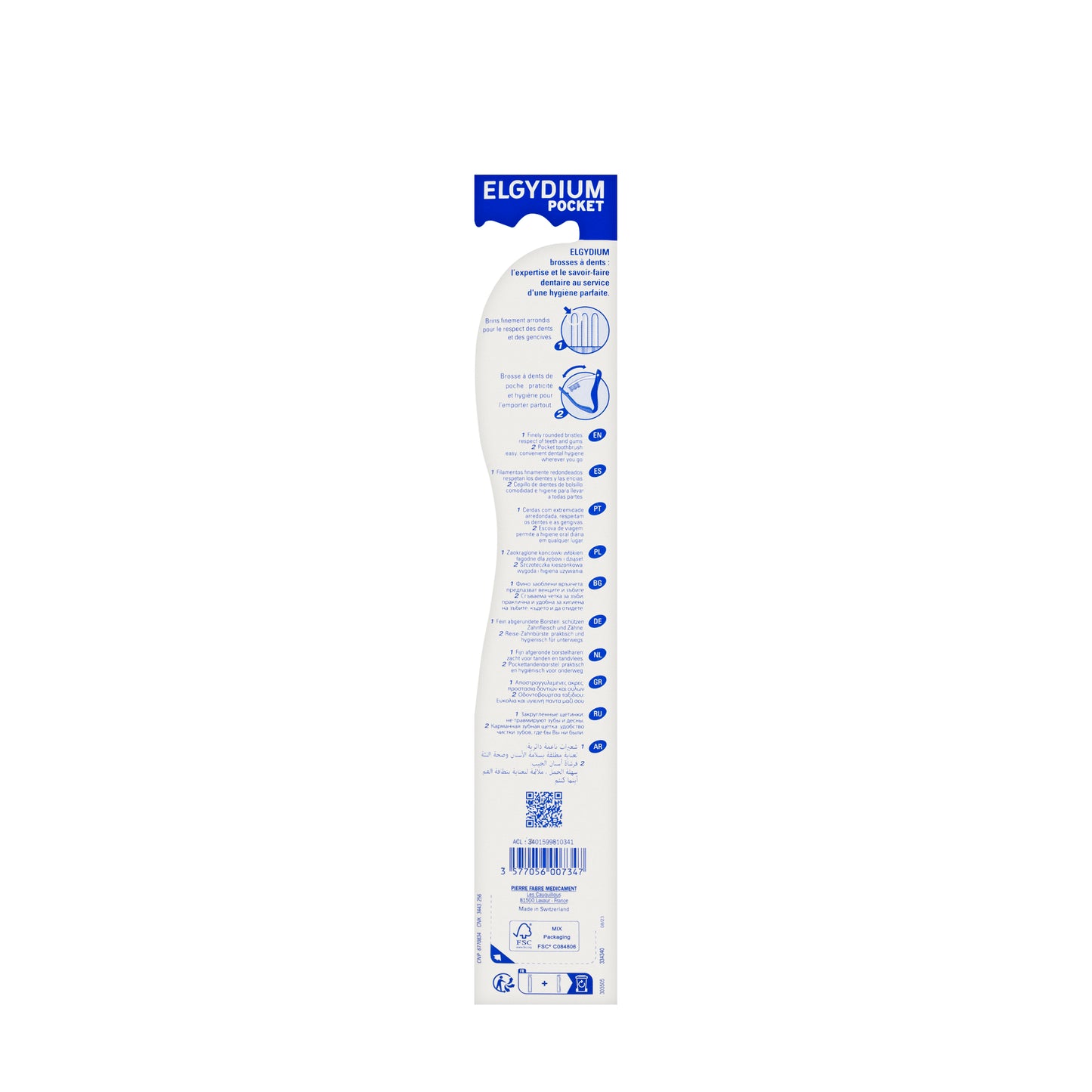 Elgydium Pocket Toothbrush [Medium]
