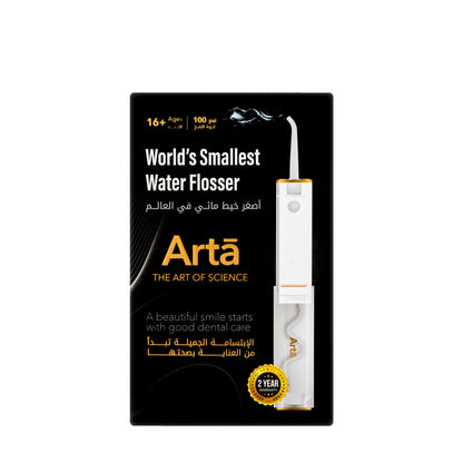 Arta Mini Water Flosser 100Psi White [S]