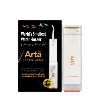Arta Mini Water Flosser 100Psi White [S]