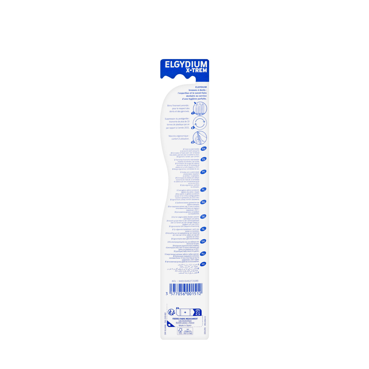 Elgydium X-Term Toothbrush [Medium]
