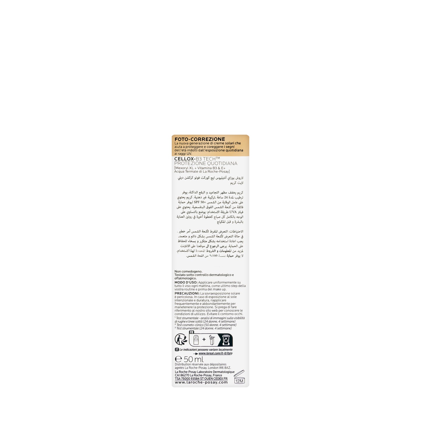 La Roche-Posay Age Correct Light Spf 50/50 Ml