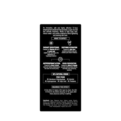 Beesline 72 Hours Men Whitening Roll On Deo Super Dry Silver Power Fragrance Free 50 Ml 1+1 Offer Pack