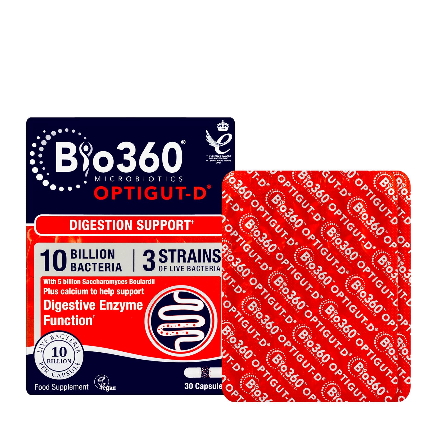 Bio 360  OPTIGUT-D 10 Billion 30 Capsule