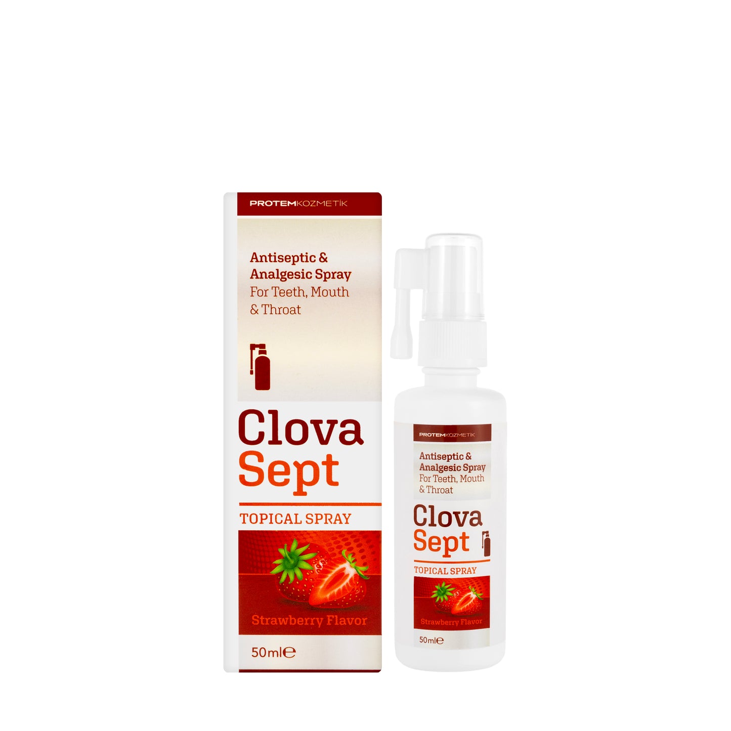 Clova Sept Tropical Spray Strawberry Flavor 50 Ml