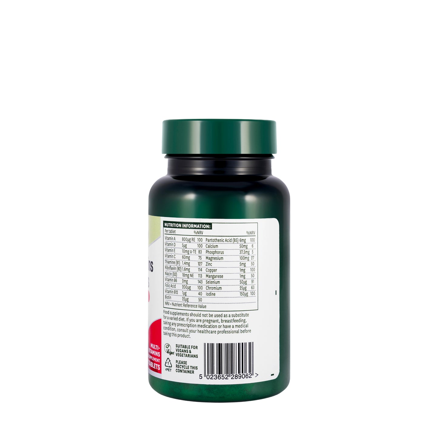 Natures Aid Multi-Vitamins & Minerals Complete 60 Tablet