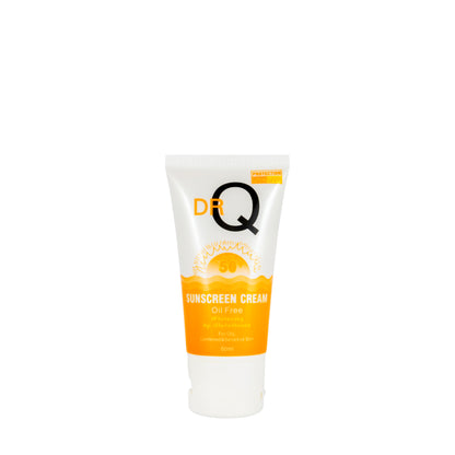 DR Q Oil-Free Sunscreen Cream SPF 50+ Whitening by Glutathione For Oily, Combination And Sensitive Skin 50 Ml
