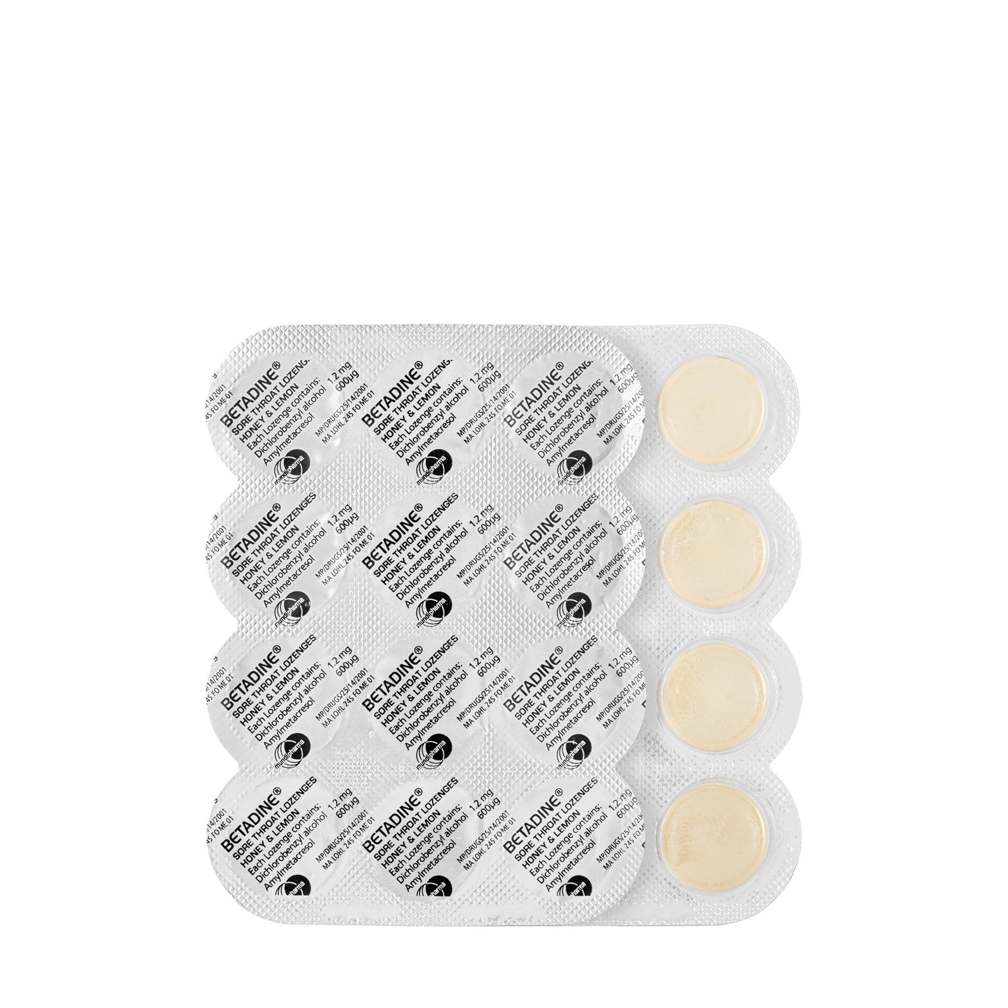 Betadine Throat Honey & Lemon 24Lozenges