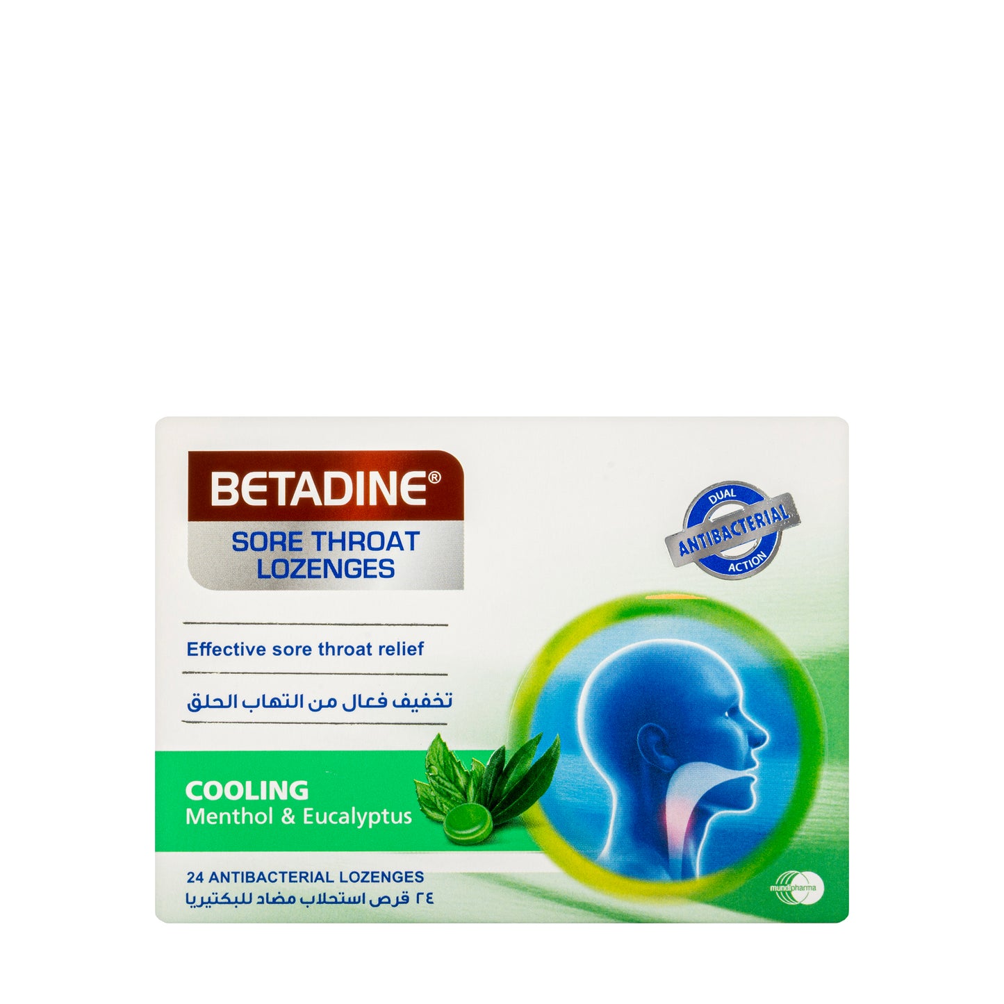 Betadine Throat Menthol & Eucalyptus 24 Lozenges