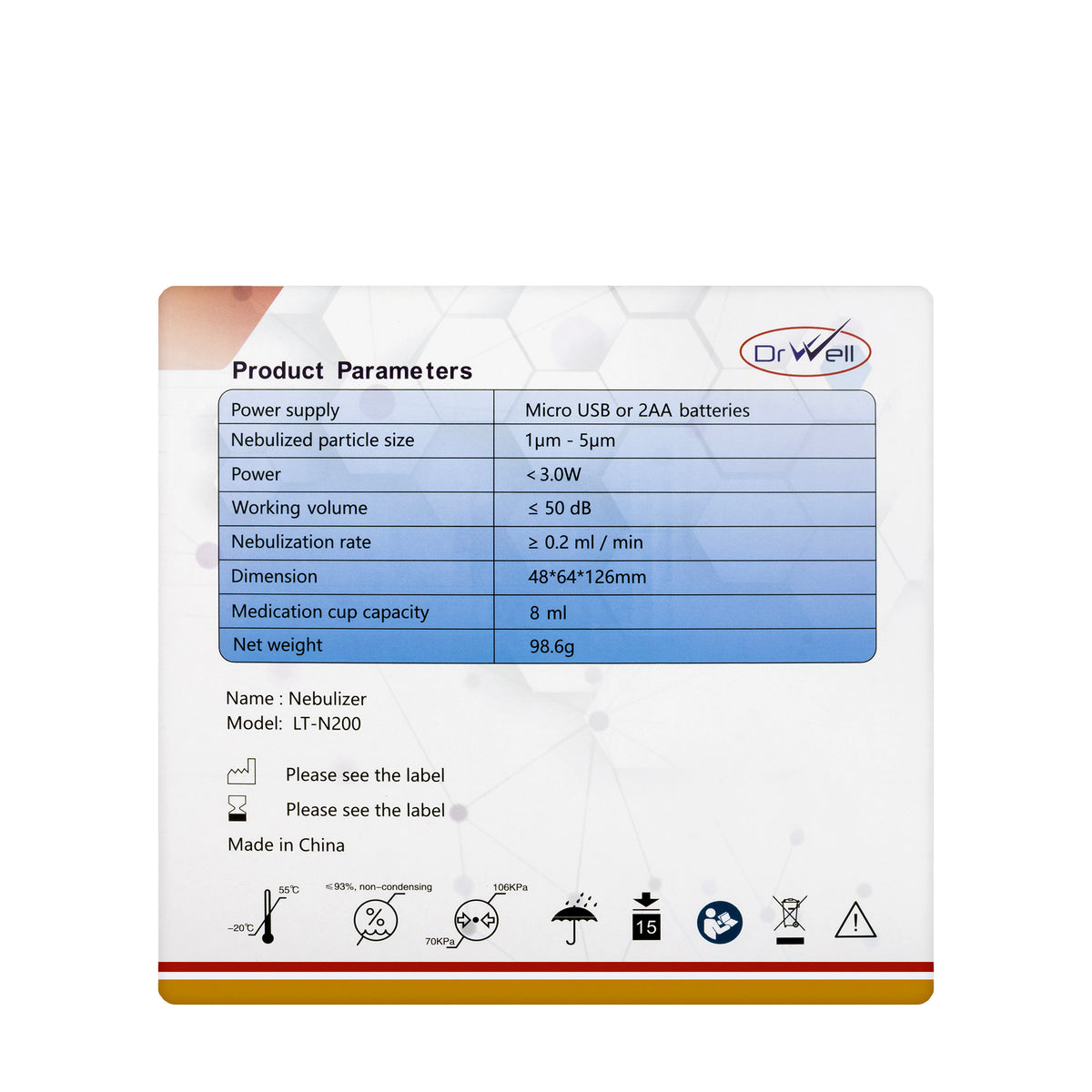 Dr. Well Pocket Nebulizer [N200]