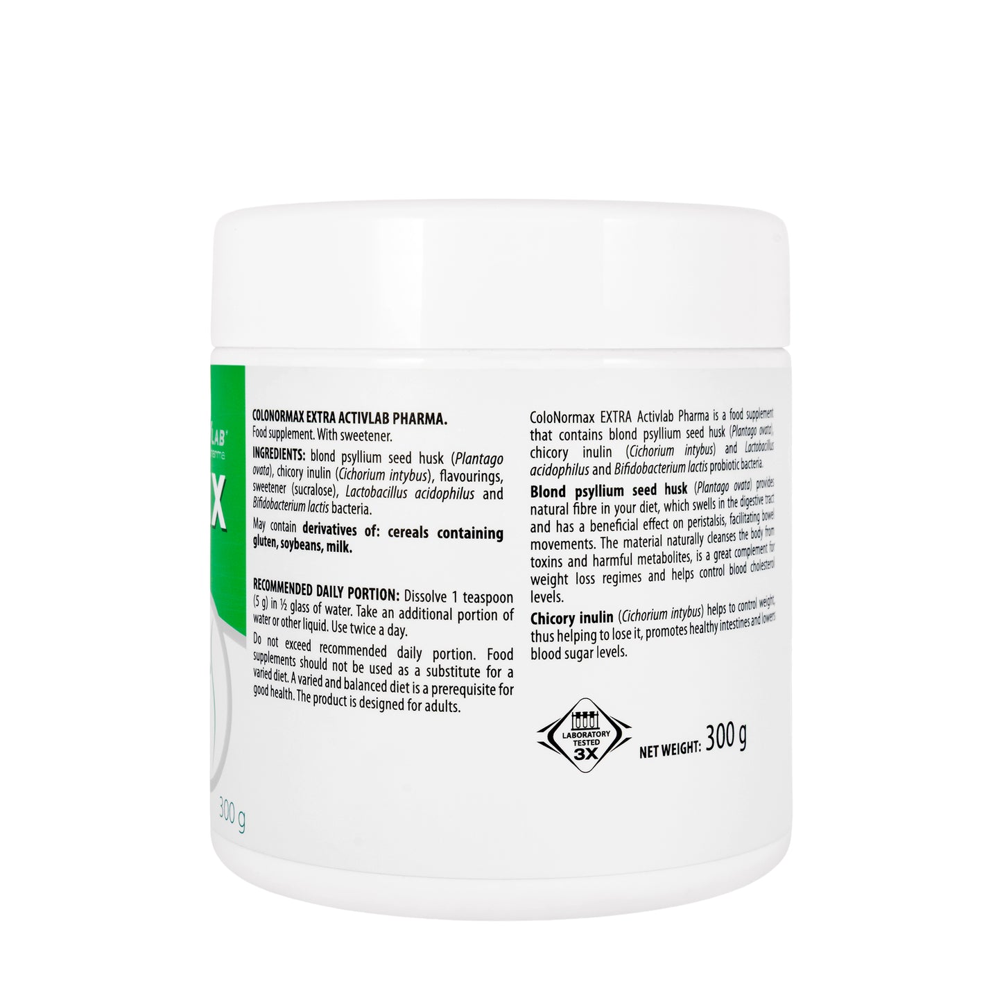 Colonormax Extra Powder[Apple Flavor] 300 Gm