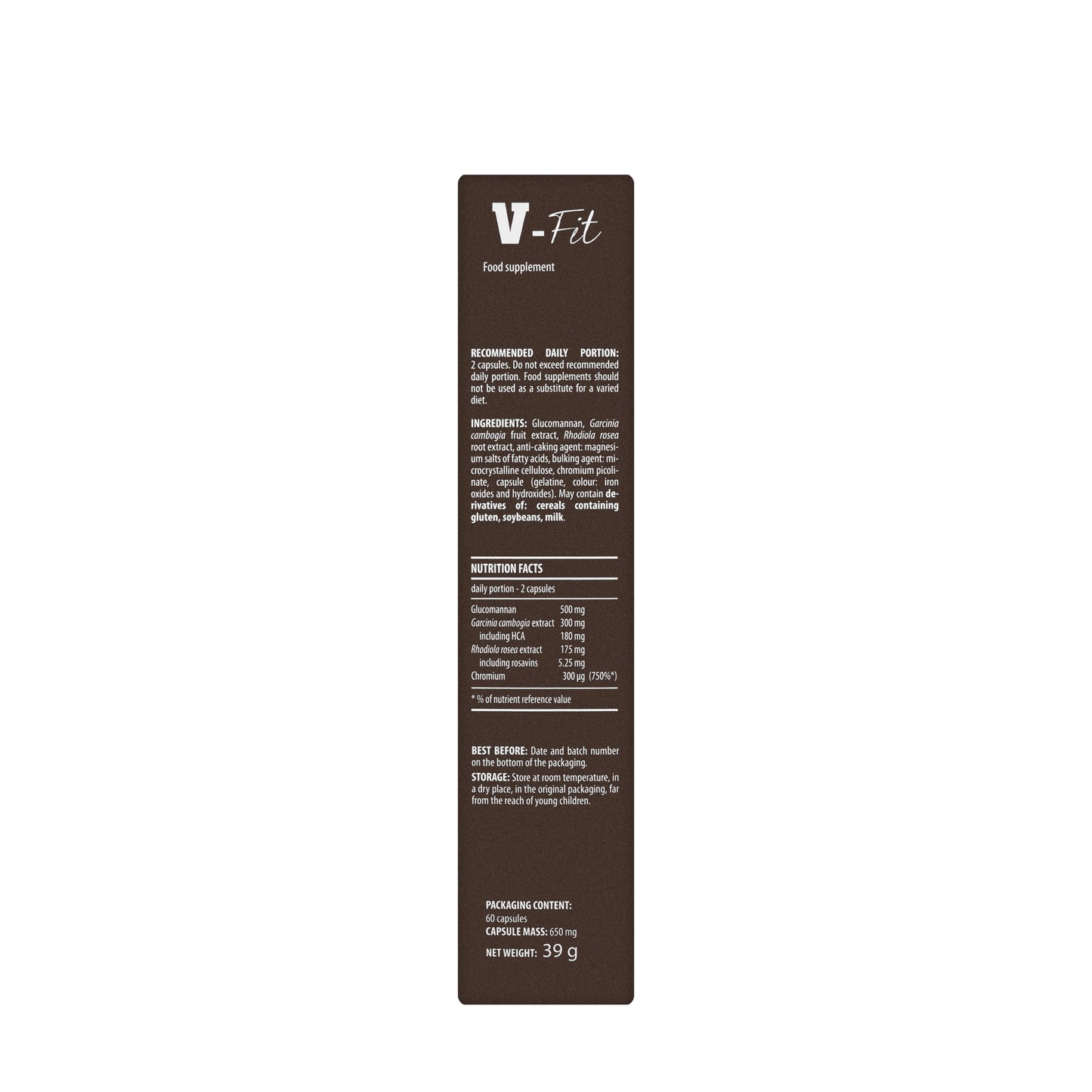 V-Fit Ultimate Appetite Suppressant 60 Capsules