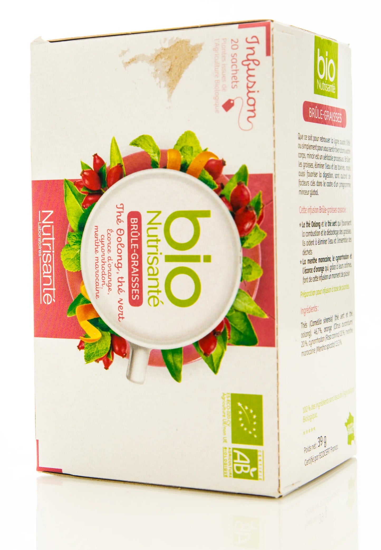 Bio Nutrisante Brule-Graisses Tea 20 Sachets