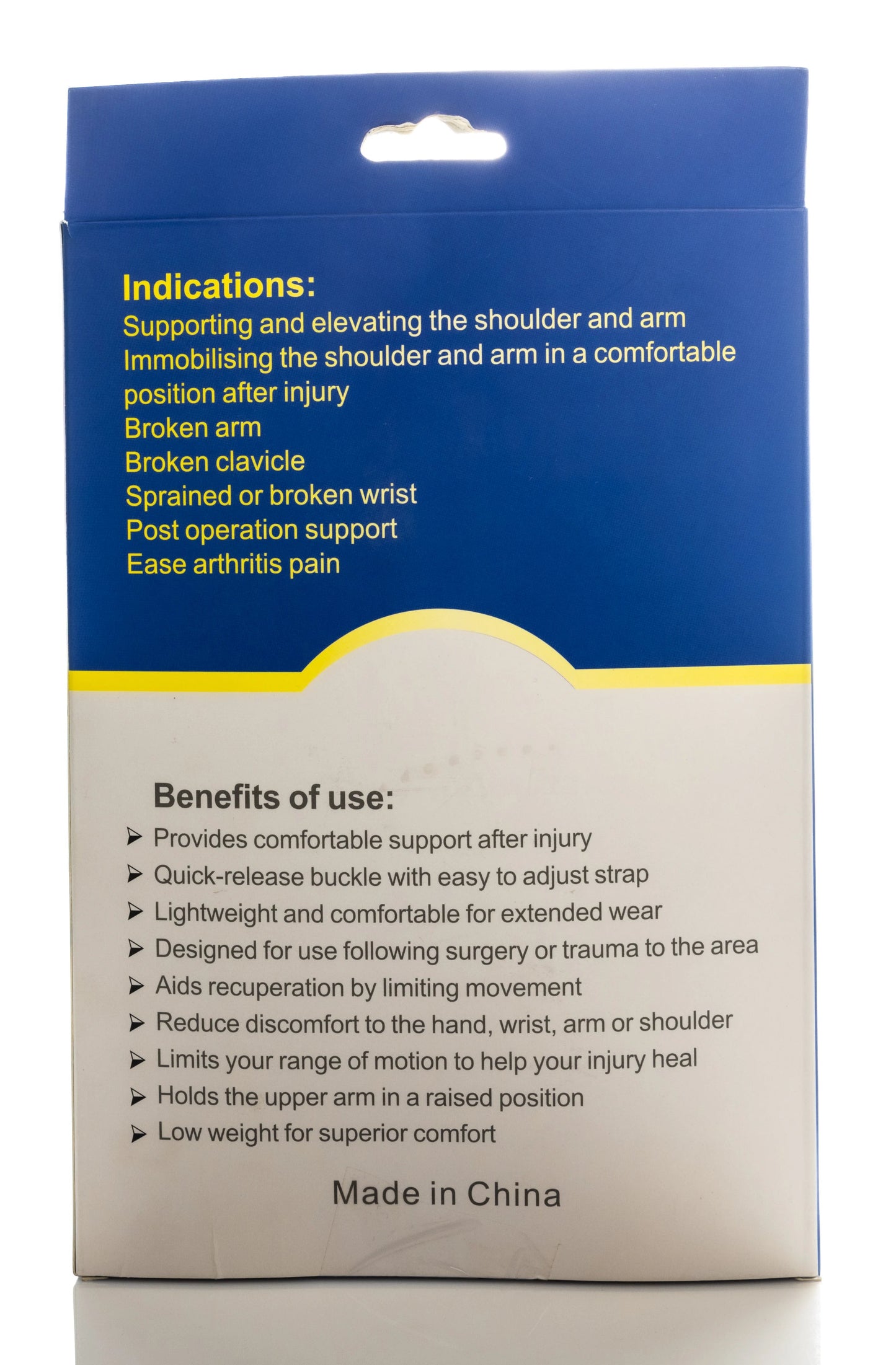 Zero Pain Arm Sling [universal Size]