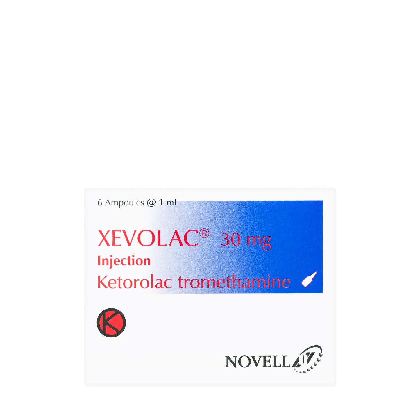 Xevolac 30Mg 1Ml  6 Ampoules