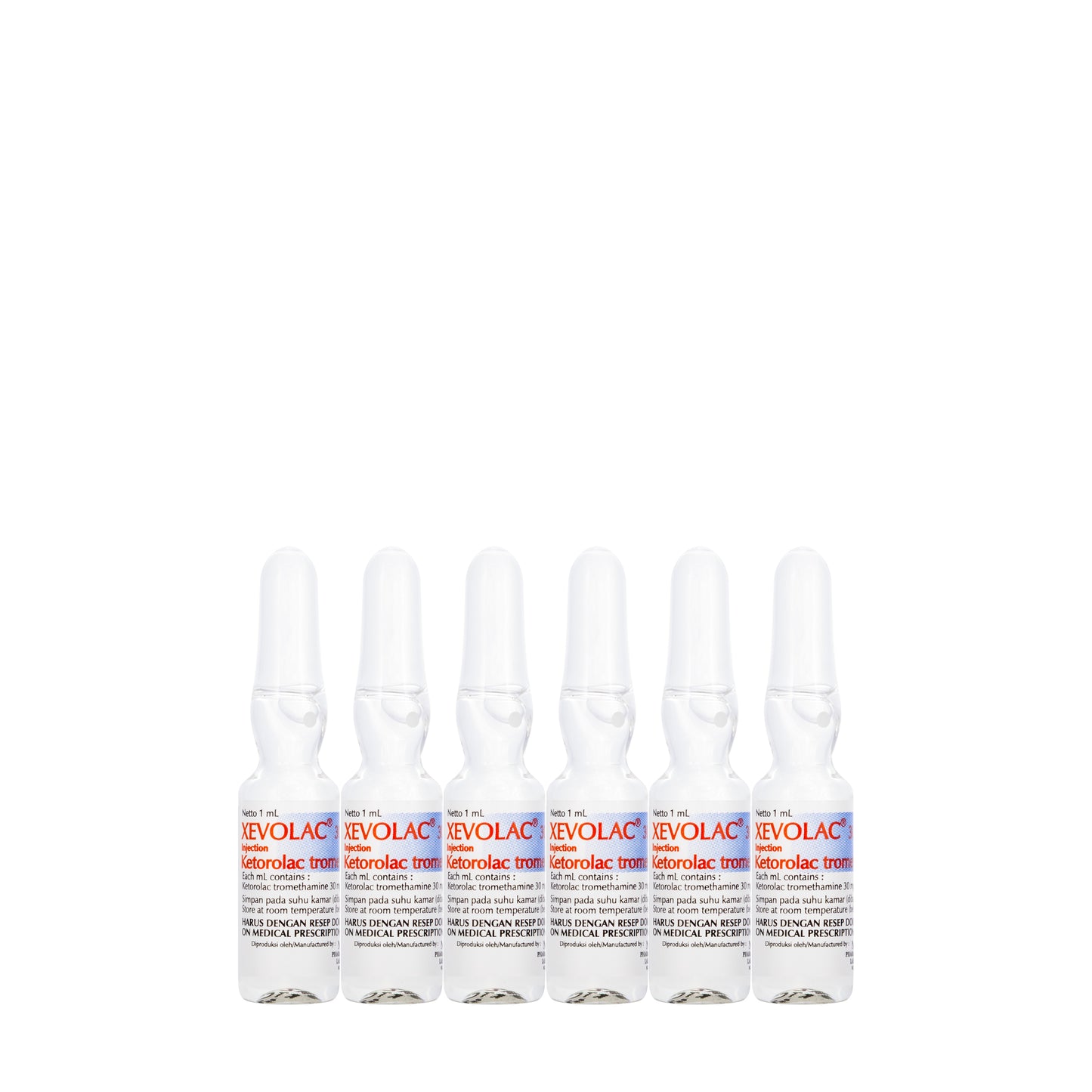 Xevolac 30Mg 1Ml  6 Ampoules
