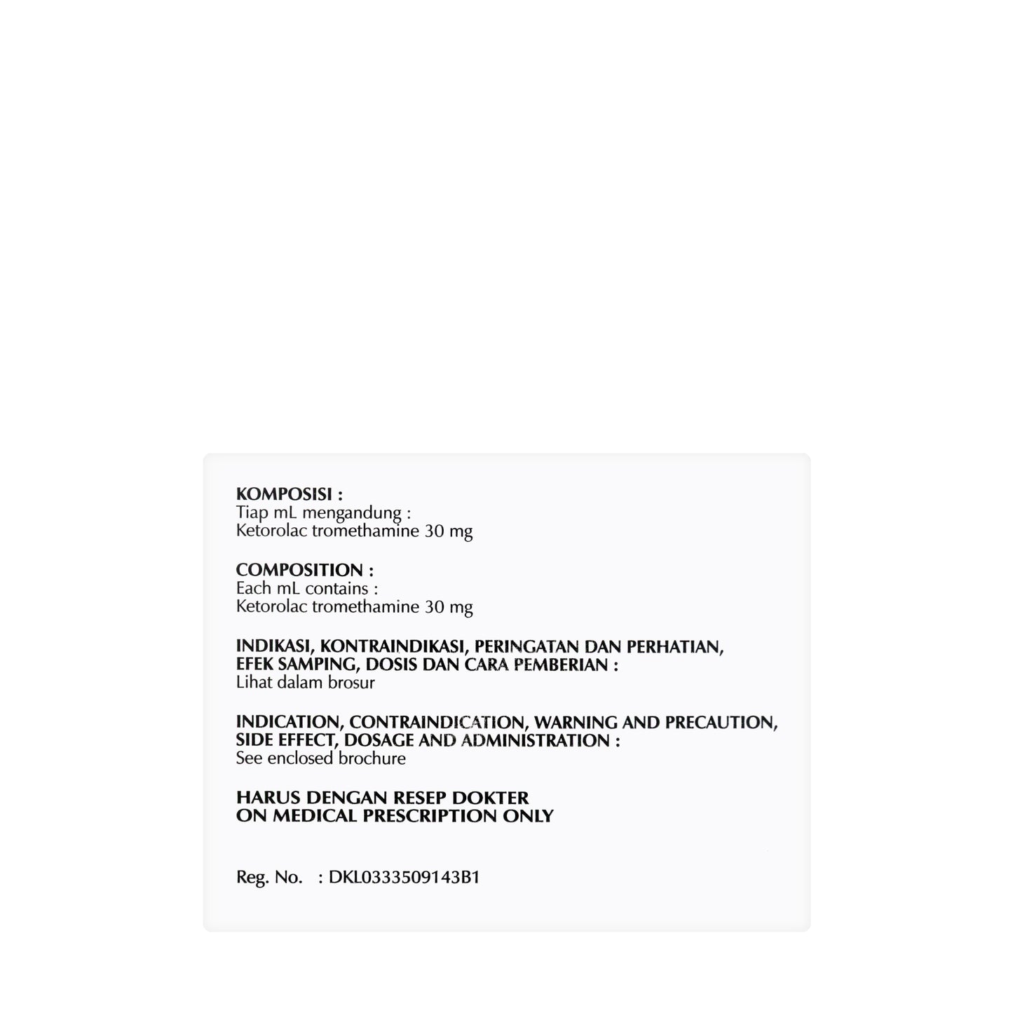 Xevolac 30Mg 1Ml  6 Ampoules
