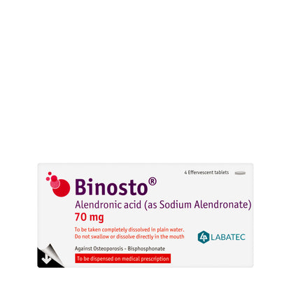 Binosto 70Mg 4 effervescent tablets