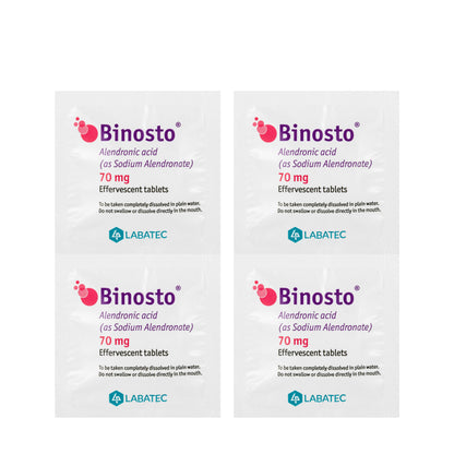 Binosto 70Mg 4 effervescent tablets