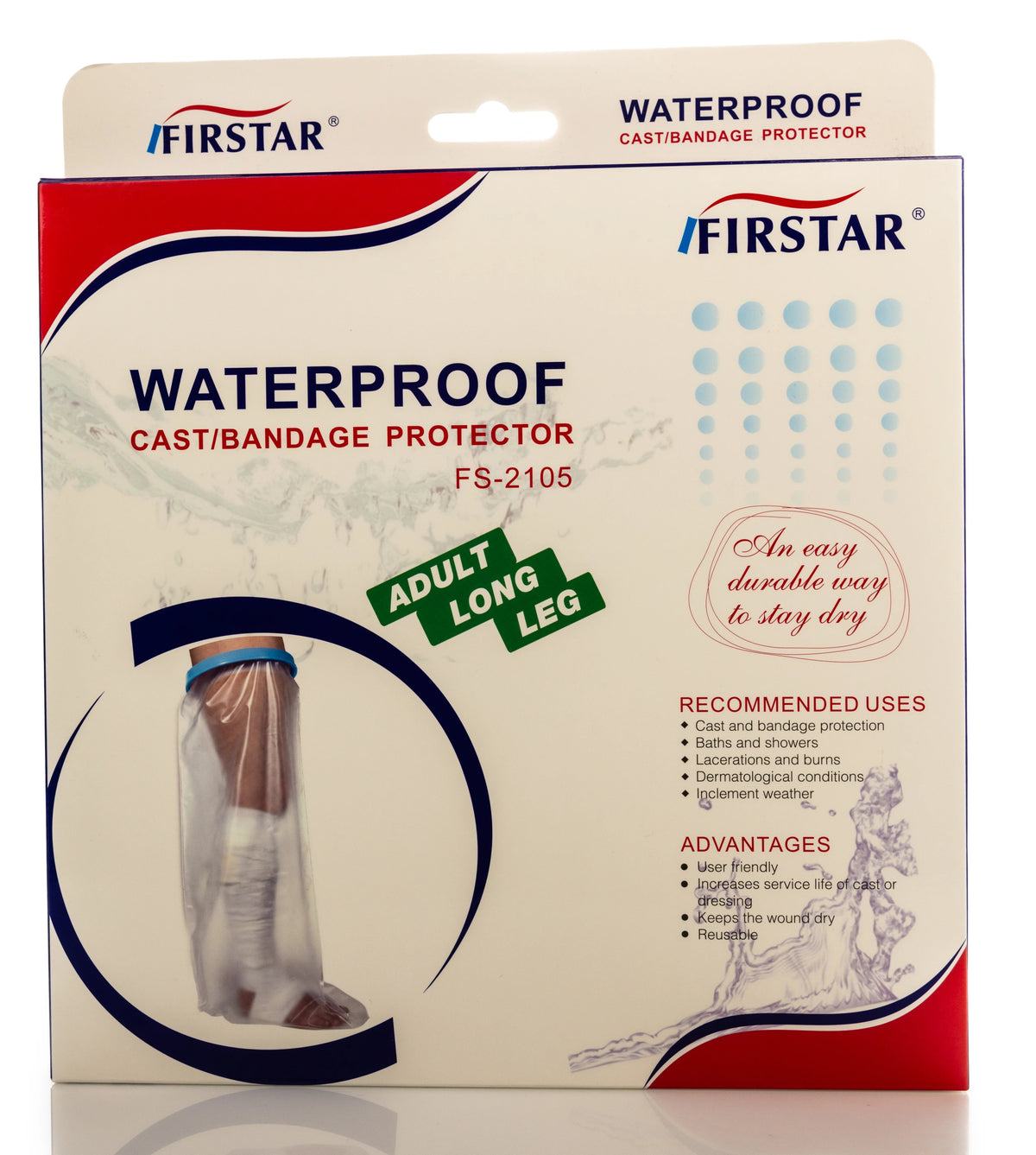 Firstar Cast Protector Adult Long Leg Fs-2105