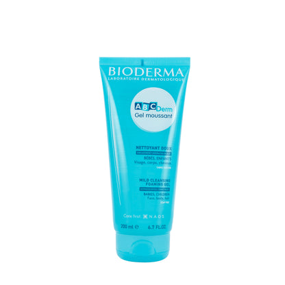 Bioderma ABCDerm Moussant Mild Foaming Cleanser 1 Liter+200 Ml Offer Pack