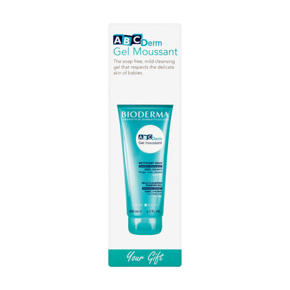 Bioderma ABCDerm Moussant Mild Foaming Cleanser 1 Liter+200 Ml Offer Pack