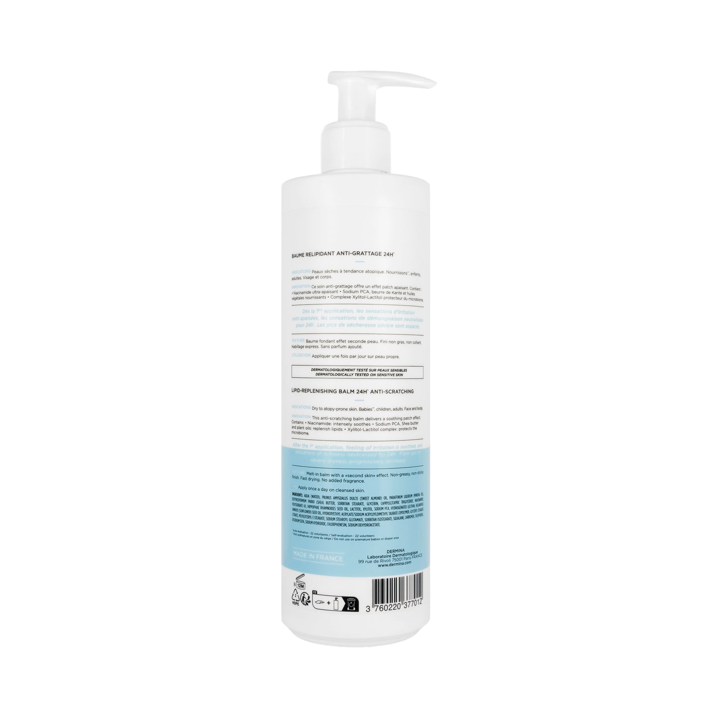 Dermina Atolina Intense Lipid-Replenishing Balm 24H Anti-Scratching 400 Ml