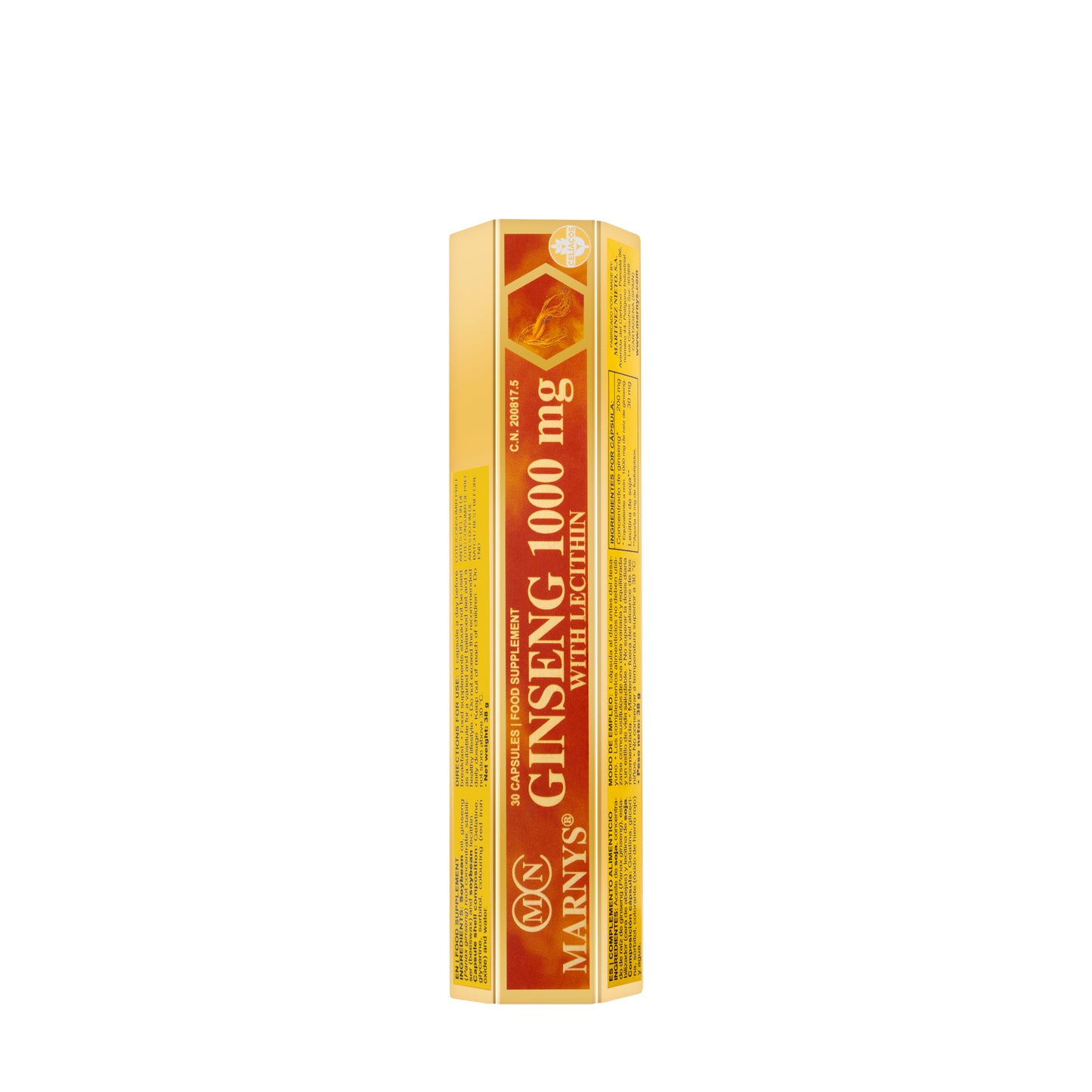 Marnys Ginseng 1000 mg with Lecithin 30 Capsule