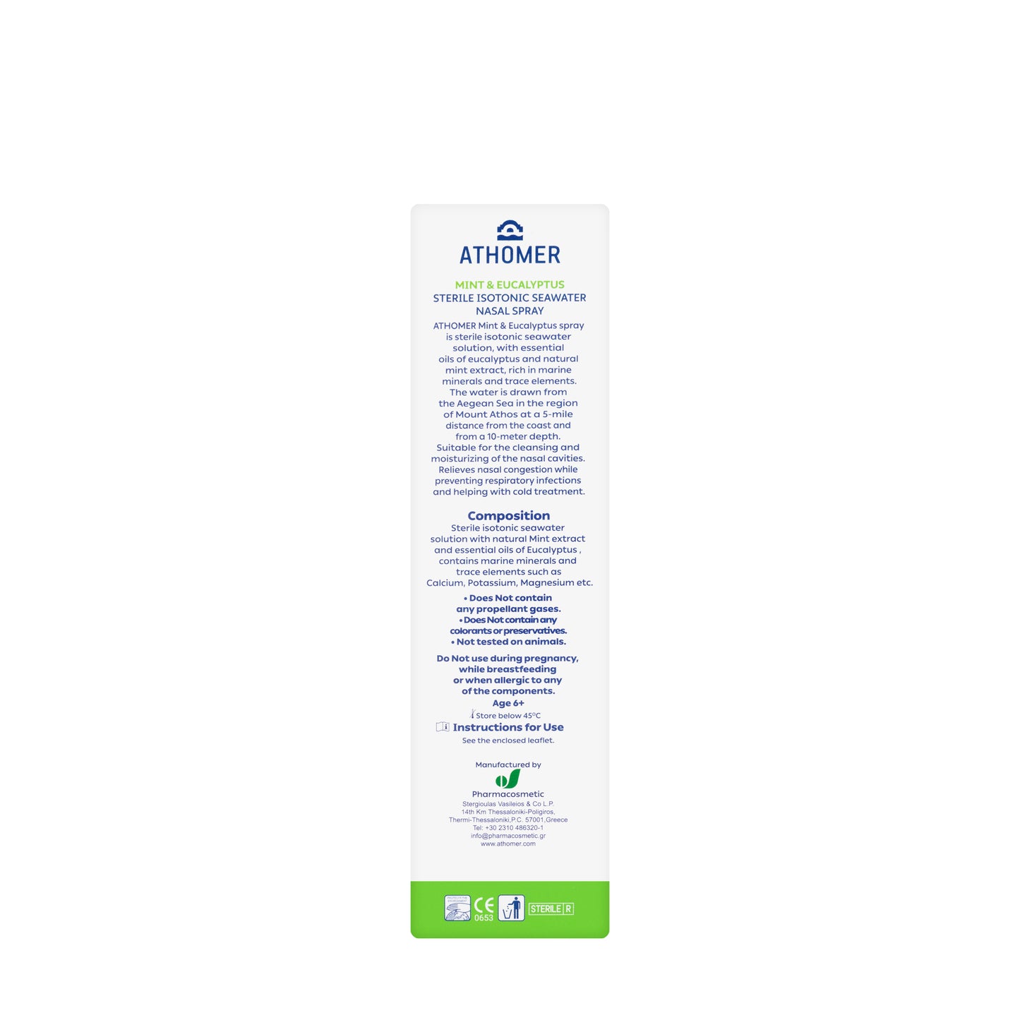 Athomer Sea Water[Mint&Eucalyptus] Spray 150Ml