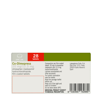 Co-Olmepress 20/12.5Mg 28 Tablets