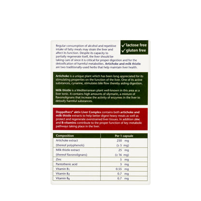 Doppelherz Aktiv Liver Complex 30 Capsules
