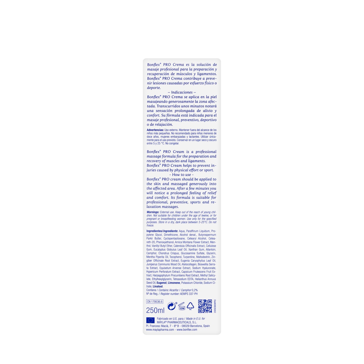 Bonflex Pro Cream 250Ml