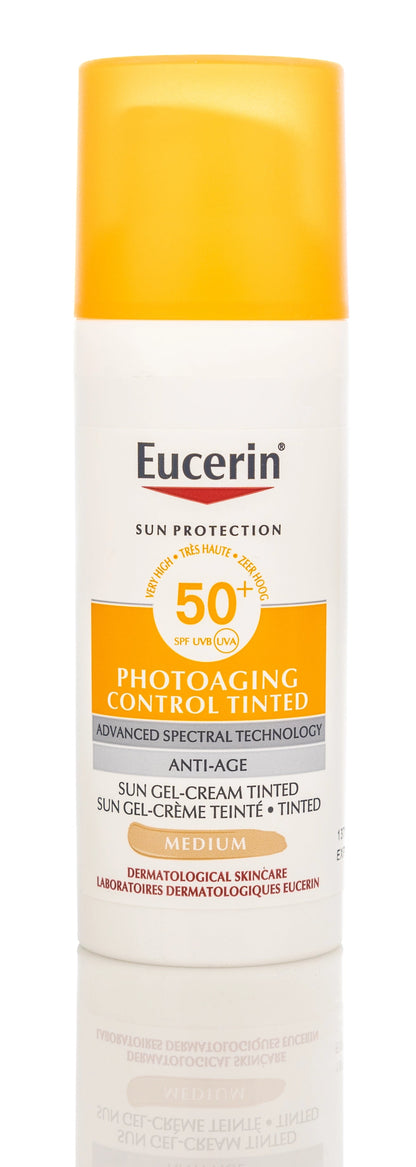 Eucerin Photoaging Control Tinted SPF 50+ Sun Gel-Cream Medium 50 Ml