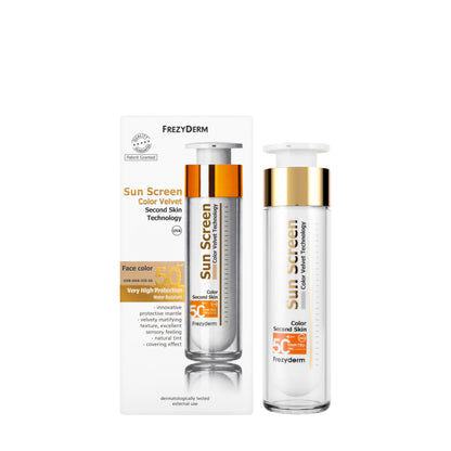 Frezyderm Sunscreen Color Velvet SPF 50  Face Color 50 Ml