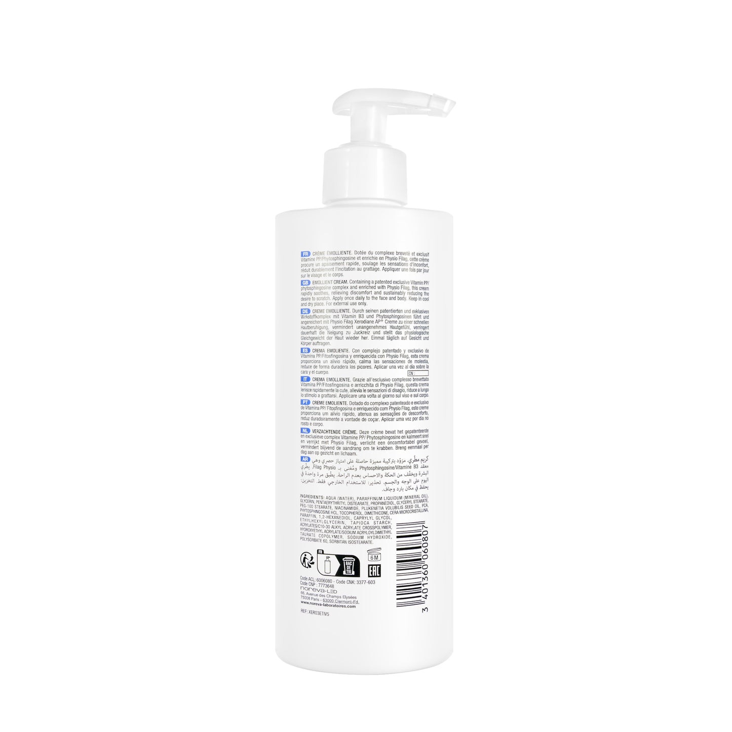 Noreva Xerodiane Ap+ Emollient Cream 500 Ml