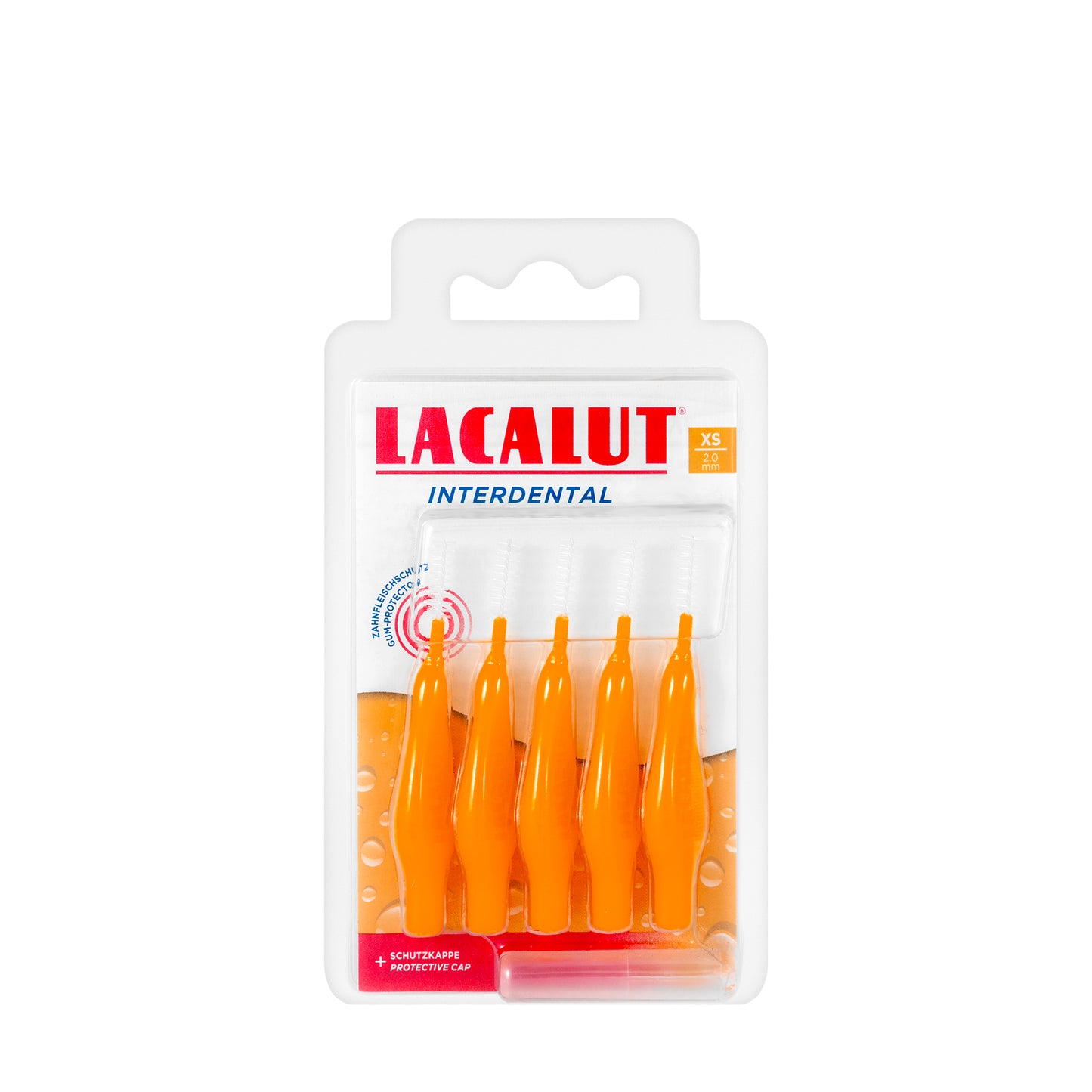 Lacalut Interdental Brush Orange 2mm -Xsmall (5Pieces)