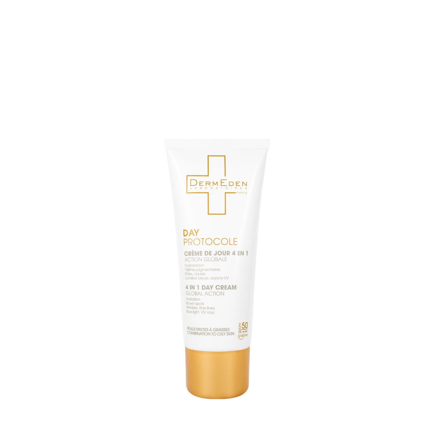 DermEden Day Protocole 4 in 1 Combination to Oily Skin SPF 50+ Day Cream 50 ml