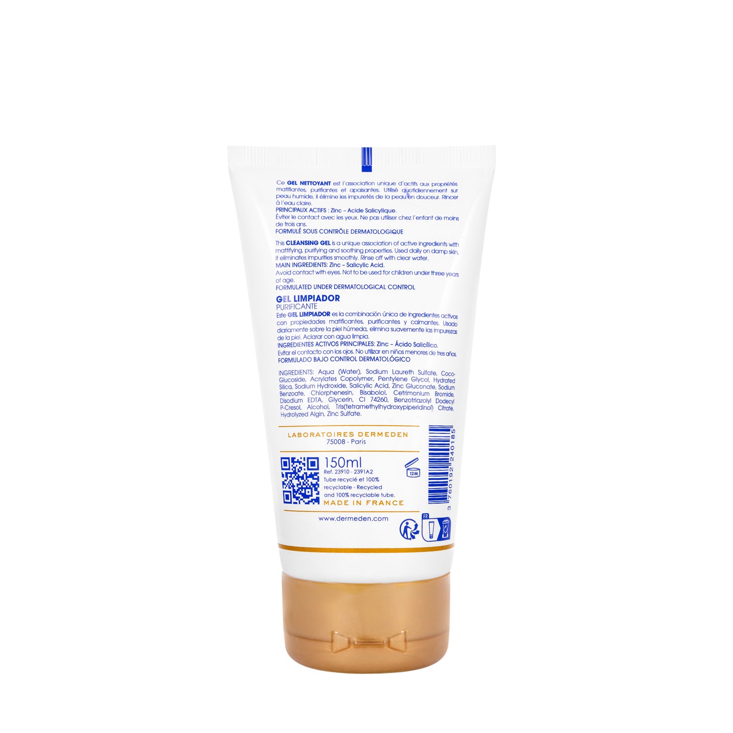 DermEden Purifying Cleansing Gel 150 Ml