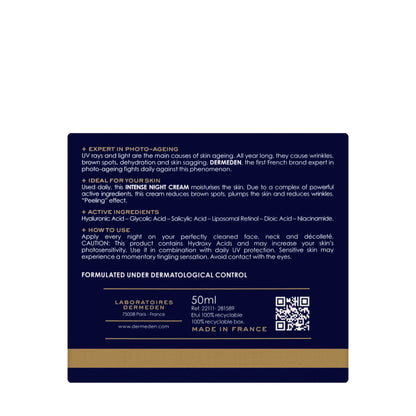DermEden Night Protocole Intense Night Cream 50 ml