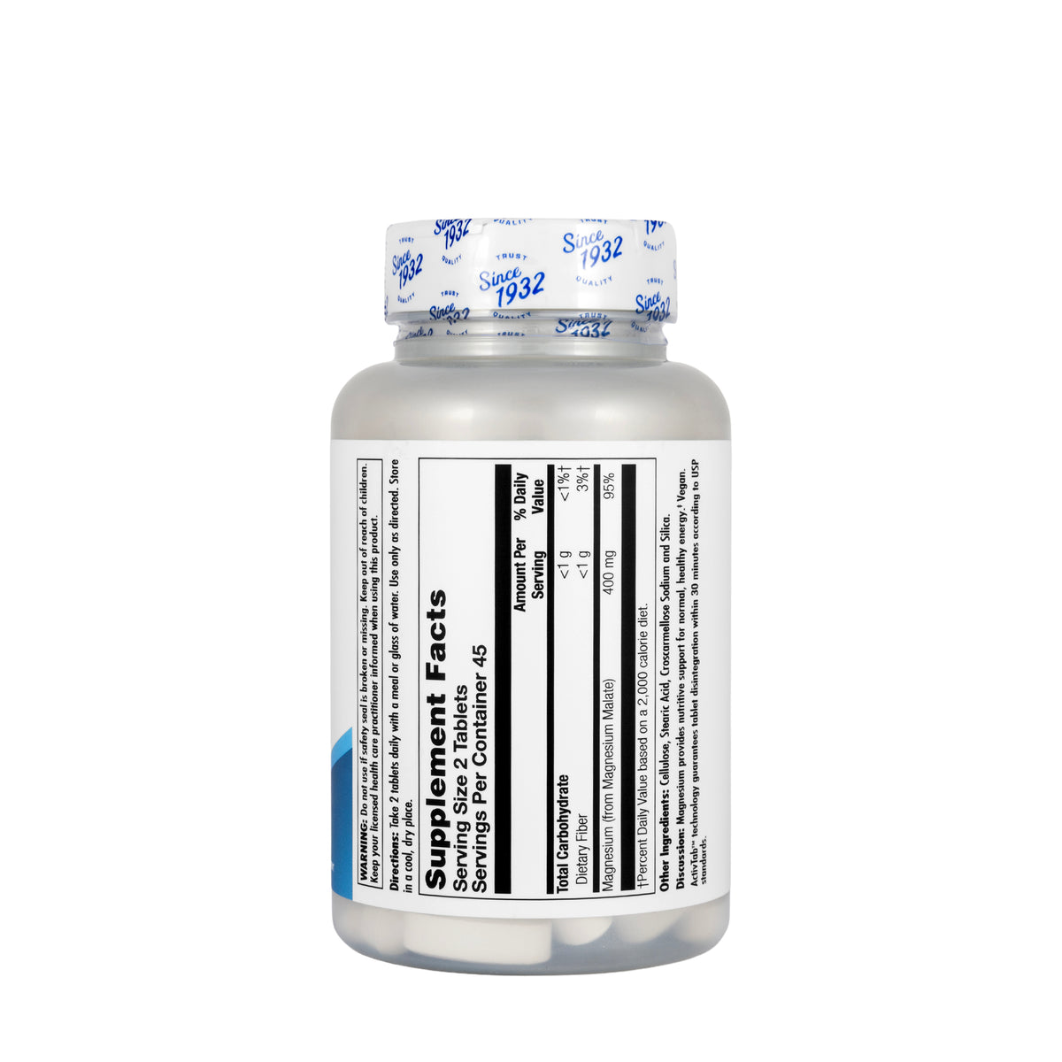 Kal Magnesium Malate 400 mg 90 Tablet
