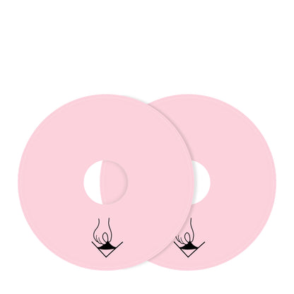 Biodermis Epi-Derm Silicone Gel Sheet Areola Circles Clear (2 Strips)
