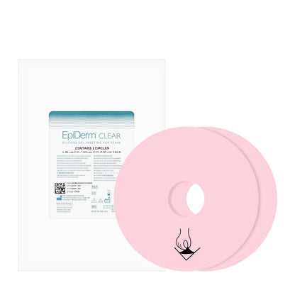 Biodermis Epi-Derm Silicone Gel Sheet Areola Circles Clear (2 Strips)