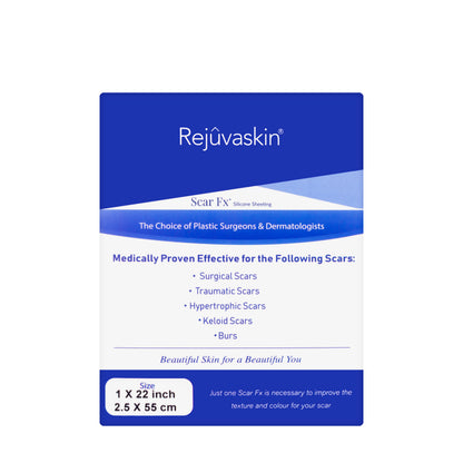 Rejûvaskin Scar FX Silicone Sheeting 1x22 Inch / 2.5x55 Cm
