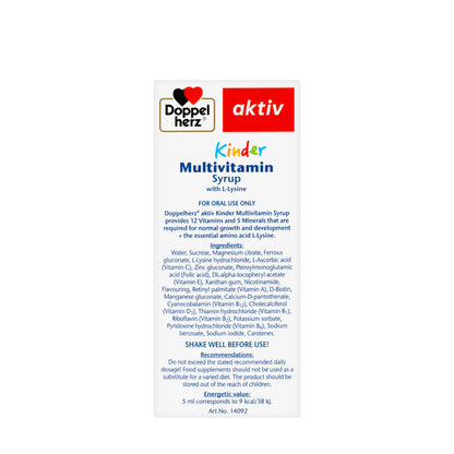Doppelherz Aktiv Kinder multivitamin Syrup 150Ml