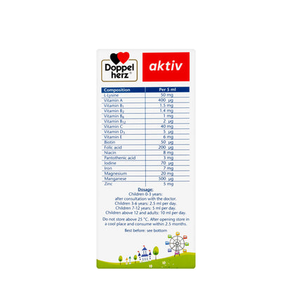 Doppelherz Aktiv Kinder multivitamin Syrup 150Ml