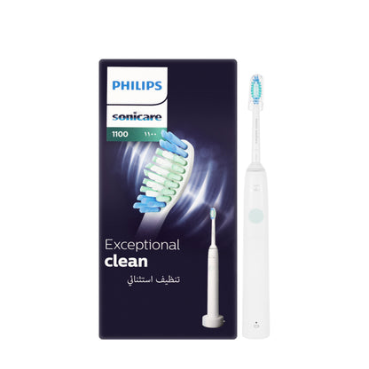 Philips Sonicare 1100 Electric Toothbrush-White [Hx3641/01]